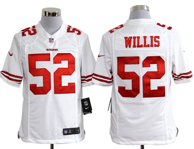 2012 san francisco 49ers #52 patrick willis white game jerseys