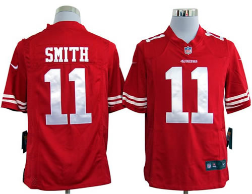 2012 san francisco 49ers 11 alex smith red game jerseys