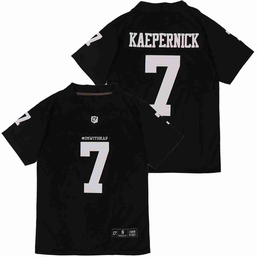 Nike #7 Colin Kaepernick All black Vapor Untouchable Limited Jersey