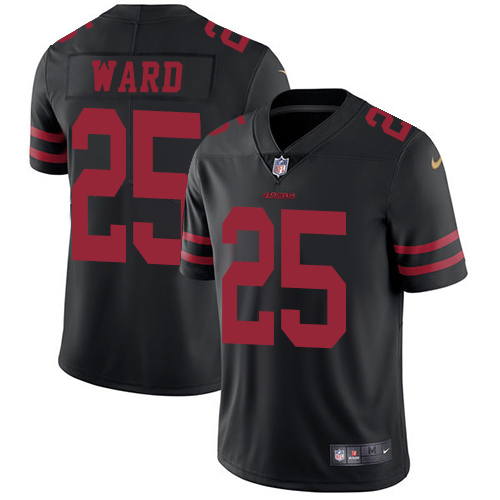 Nike 49ers #25 Jimmie Ward Black Alternate Men's Stitched NFL Vapor Untouchable Limited Jersey