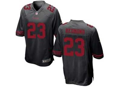 Men's Nike San Francisco 49ers #23 Will Redmond Black NFL Jersey