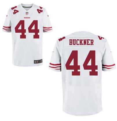 San Francisco 49ers #44 DeForest Buckner Nike White Elite 2016 Draft Pick Jersey