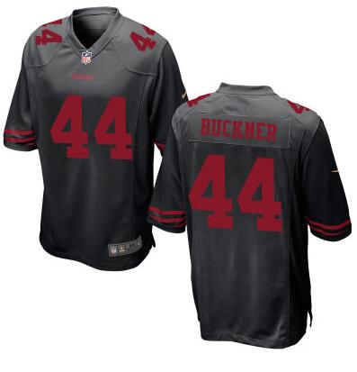 San Francisco 49ers #44 DeForest Buckner Nike Black Elite 2016 Draft Pick Jersey