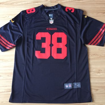 Nike San Francisco 49ers #38 Jarryd Hayne Black Alternate Men's Stitched NFL Limited Jersey