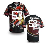 San Francisco 49ers #53 BOWMAN Men's Stitched NFL Elite Fanatical Version Jersey (5)