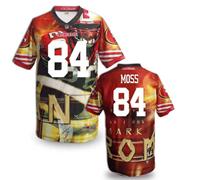 San Francisco 49ers #84 MOSS Men's Stitched NFL Elite Fanatical Version Jersey (10)