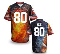 San Francisco 49ers #80 RICE Men's Stitched NFL Elite Fanatical Version Jersey (12)