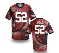 San Francisco 49ers #52 WILLS Men's Stitched NFL Elite Fanatical Version Jersey (3)