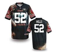 San Francisco 49ers #52 WILLS Men's Stitched NFL Elite Fanatical Version Jersey (2)