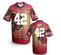 San Francisco 49ers #42 LOTT Men's Stitched NFL Elite Fanatical Version Jersey (13)