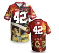 San Francisco 49ers #42 LOTT Men's Stitched NFL Elite Fanatical Version Jersey (10)