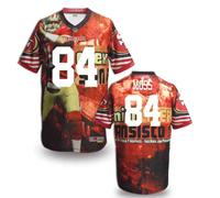 San Francisco 49ers #84 MOSS Men's Stitched NFL Elite Fanatical Version Jersey (7)