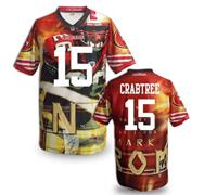 San Francisco 49ers #15 CRABTREE Men's Stitched NFL Elite Fanatical Version Jersey (10)