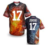 San Francisco 49ers #17 JENKINS Men's Stitched NFL Elite Fanatical Version Jersey (12)