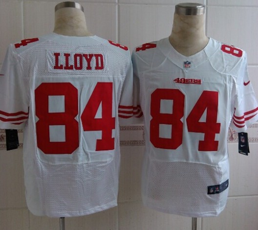 Mens Nike #84 Lloyd White San Francisco 49ers Elite Jersey