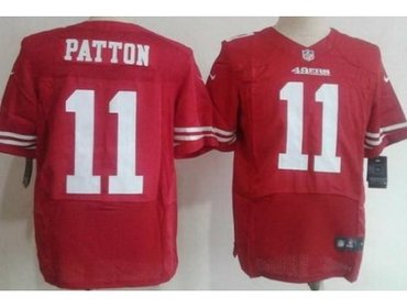 2012 NEW NFL San Francisco 49ers 11 Quinton Patton Red Jerseys(Elite)