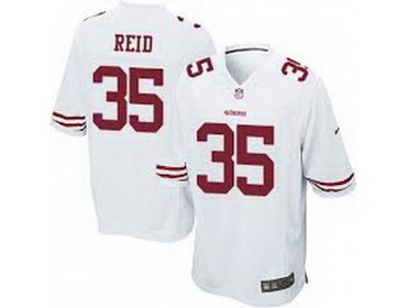 2012 NEW NFL San Francisco 49ers 35 Eric Reid White Jerseys(Elite)