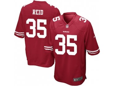 2012 NEW NFL San Francisco 49ers 35 Eric Reid Red Jerseys(Elite)