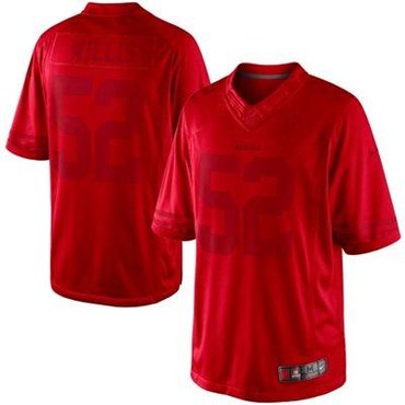 NEW Patrick Willis San Francisco 49ers Drenched Limited Jerseys(Scarlet)