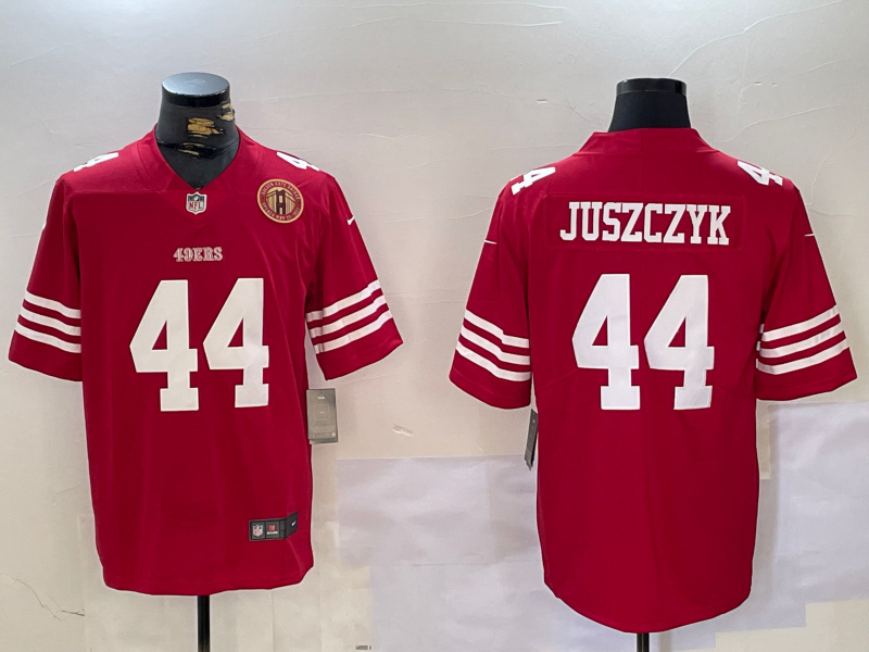 Men's San Francisco 49ers #44 Kyle Juszczyk Red Vapor Untouchable Limited Stitched Jersey 3