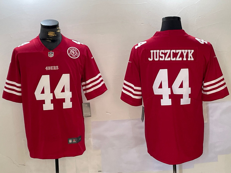 Men's San Francisco 49ers #44 Kyle Juszczyk Red Vapor Untouchable Limited Stitched Jersey 1