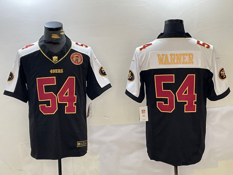 Men's San Francisco 49ers #54 Fred Warner Black F.U.S.E. Mexico Vapor Limited Stitched Football Jersey 2