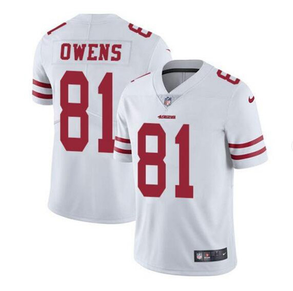 Men's 49ers #81 Trent Sherfield White Vapor Limited Jersey