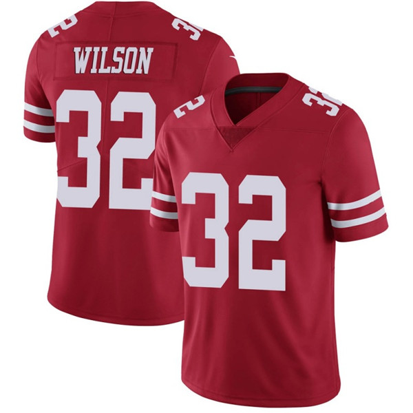 Men's 49ers #32 Tavon Wilson Red Vapor limited Jersey