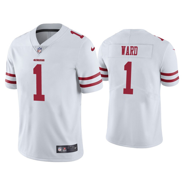 Men's 49ers #1 Jimmie Ward White Vapor limited Jersey