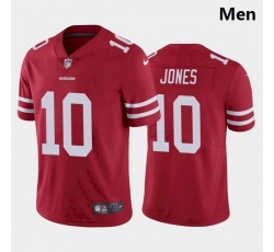 Men San Francisco 49ers #10 Mac Jones Red 2021 Draft Jersey