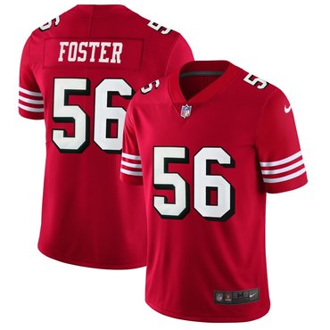 Nike 49ers #56 Reuben Foster Red Rush Men's Stitched NFL Vapor Untouchable Limited Jersey