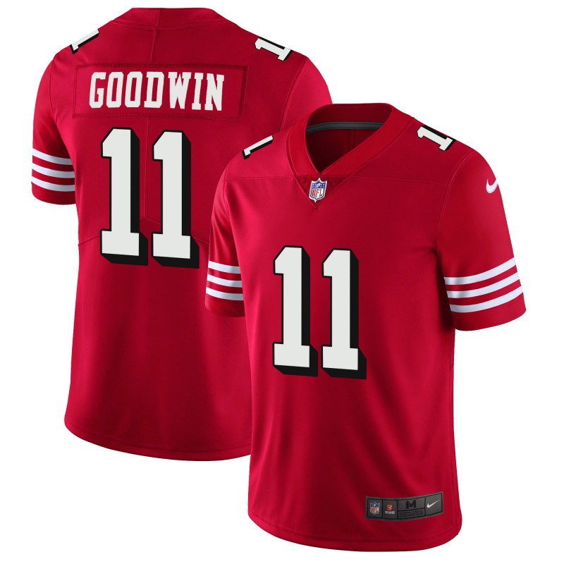 Nike 49ers #11 Marquise Goodwin Red Rush Stitched NFL Vapor Untouchable Limited Jersey