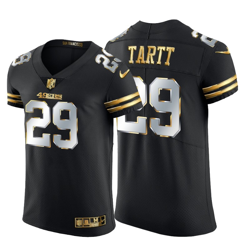 San Francisco 49ers #29 Jaquiski Tartt Men's Nike Black Edition Vapor Untouchable Elite NFL Jersey