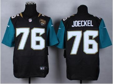 NEW Jacksonville Jaguars #76 Luke Joeckel Black Alternate NFL Elite Jersey