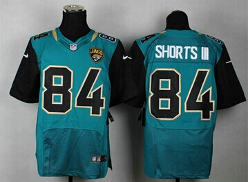 NEW Jacksonville Jaguars #84 Cecil Shorts III Teal-Black Alternate NFL Elite Jersey