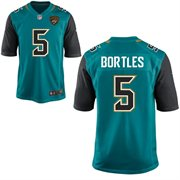 2014 NFL Draft Jacksonville Jaguars #5 Blake Bortles Game green Jersey