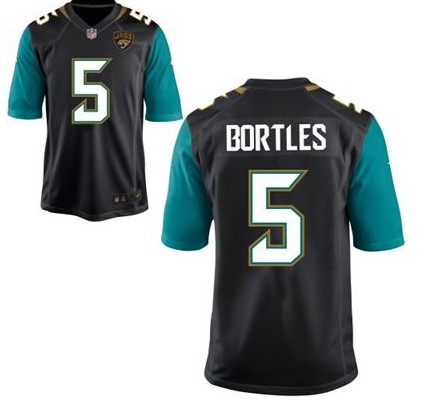 2014 NFL Draft Jacksonville Jaguars #5 Blake Bortles Elite Black Jersey