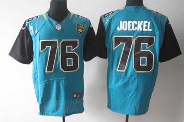 2013 NFL NEW Jacksonville Jaguars 76 Luke Joeckel Green Jerseys(Elite)