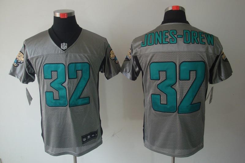 2012 NEW NFL Jacksonville Jaguars 32 Maurice Jones-Drew Grey Shadow Jerseys