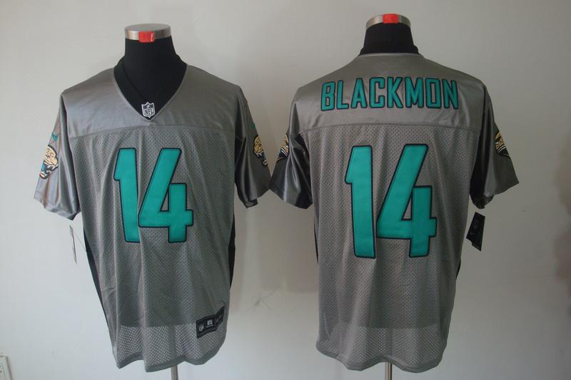 2012 NEW NFL Jacksonville Jaguars 14 Justin Blackmon Grey Shadow Jerseys