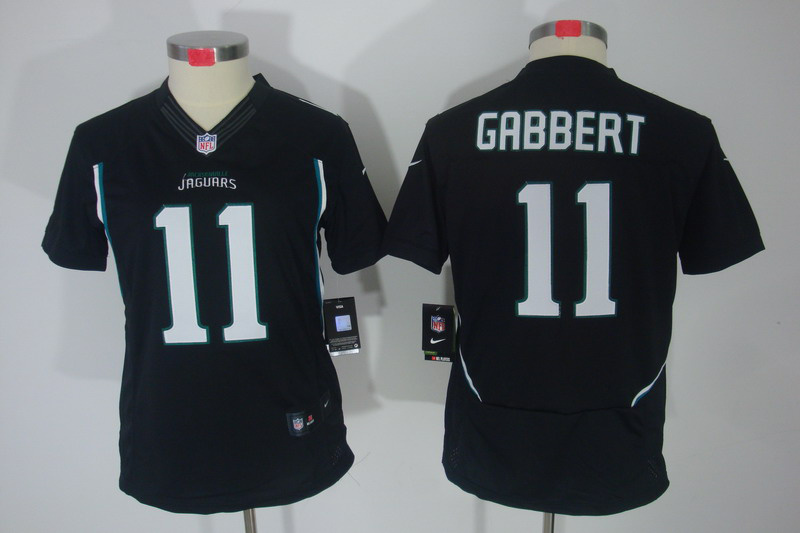 Women NEW Jacksonville Jaguars 11 Blaine Gabbert Black Jerseys