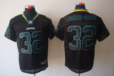 2012 NEW NFL Jacksonville Jaguars 32 Maurice Jones-Drew Lights Out Black Elite Jerseys