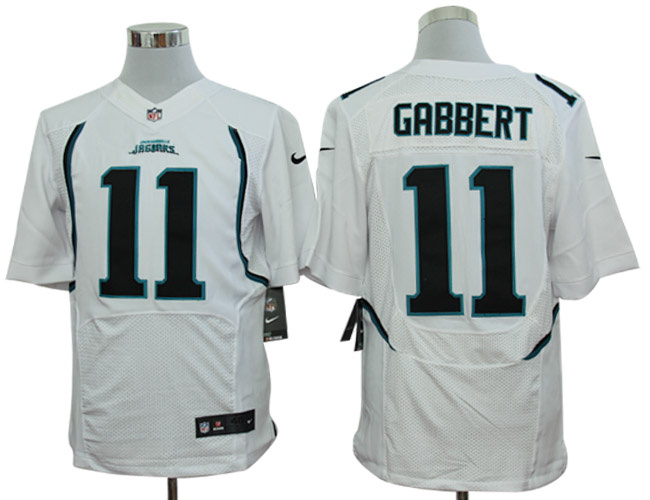 2012 NEW NFL Jacksonville Jaguars 11 Blaine Gabbert White Jerseys (Elite)