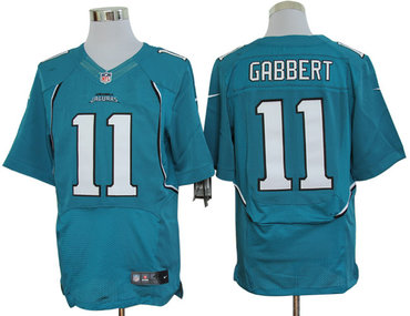 2012 NEW NFL Jacksonville Jaguars 11 Blaine Gabbert Green Jerseys (Elite)