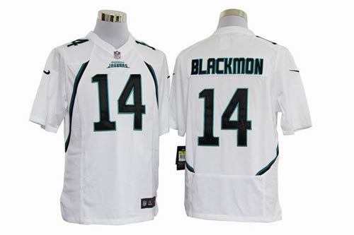 2012 NEW nfl jacksonville jaguars 14 justin blackmon white jerseys (game)