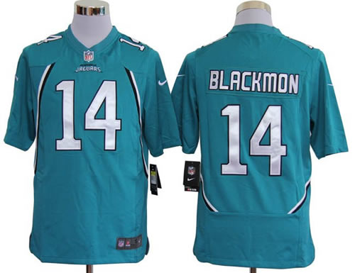 2012 NEW nfl jacksonville jaguars 14 justin blackmon green jerseys (game)