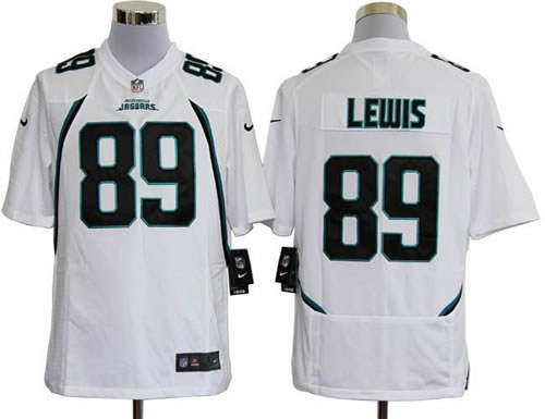 2012 NEW nfl jacksonville jaguars 89 marcedes lewis white jerseys (game)