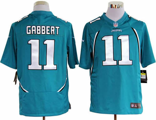 2012 NEW NFL Jacksonville Jaguars 11 Blaine Gabbert Green Jerseys (Game)