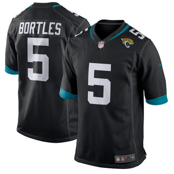 Men's Jacksonville Jaguars #5 Blake Bortles Nike Black New 2018 Vapor limited Jersey