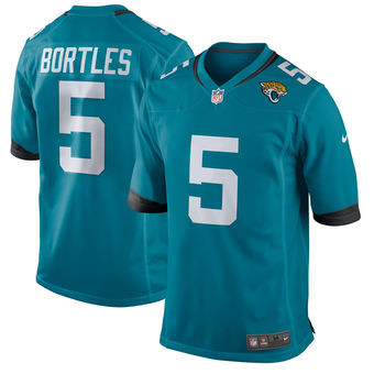 Men's Jacksonville Jaguars #5 Blake Bortles Nike Teal New 2018 Vapor limited Jersey